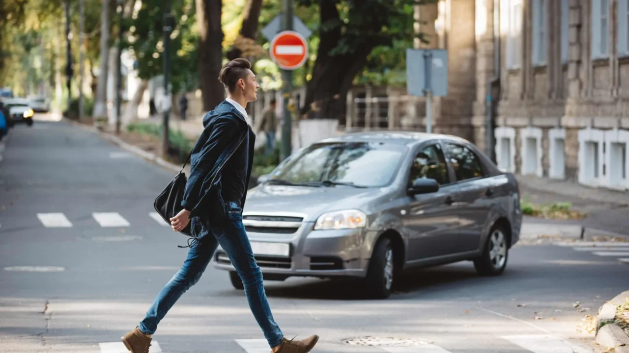Pieszy wchodzący na przejście dla pieszych – koncepcje w orzecznictwie